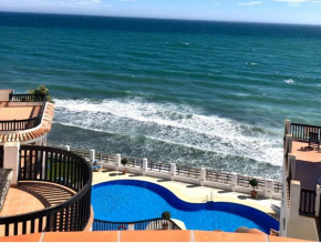 Beachfront Penthouse Apartment with Large Terrace and Breathtaking Sea Views close to Marbella Spain, Mijas